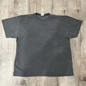 Vintage Nike grey embroidered swoosh tee